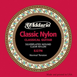 Струны для классической гитары D'Addario EJ27N
