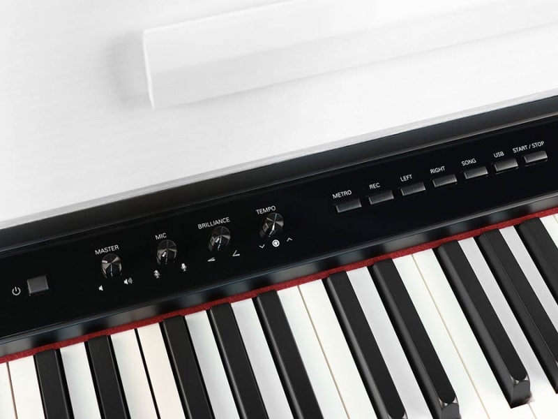 ЦИФРОВОЕ ПИАНИНО MEDELI DP650K-PVC-WH молоточковая механика, белое сатинированное, Medeli белый сатин с автоаккомпанементом