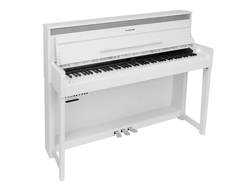 ЦИФРОВОЕ ПИАНИНО MEDELI DP650K-PVC-WH молоточковая механика, белое сатинированное, Medeli белый сатин с автоаккомпанементом