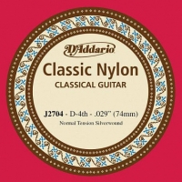 4-я Струна D (Ре) для гитары D`Addario J2704 (USA) нейлон